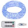 vidaXL LED String with 300 LEDs Blue 30 m