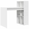 vidaXL Desk White Engineered Wood 108 x 55 x 103.5 cm