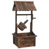 vidaXL Wishing Well Fountain with Pump 57x50x112 cm Solid Wood Fir