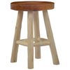 vidaXL Stool Brown Teak Wood