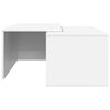 vidaXL Coffee Table Set 2 pcs White Engineered Wood