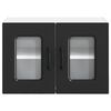 vidaXL Kitchen Cabinet with Storage Kalmar 2 pcs Black 60 x 31 x 40 cm