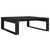 vidaXL Coffee Table Black 100x100x35 cm Engineered Wood