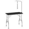vidaXL Bath Grooming Table for Dogs Cats Pets Adjustable 1 Loop