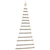 vidaXL Hanging Christmas Tree with Top Star 86x180 cm Natural Branch