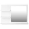 vidaXL Bathroom Mirror White 60x10.5x45 cm Engineered Wood