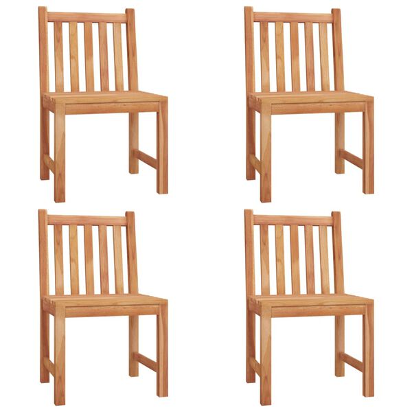 vidaXL 5 Piece Garden Dining Set Solid Wood Teak