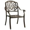vidaXL Garden Chairs 2 pcs Cast Aluminium Bronze
