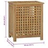vidaXL Wash Bin 50x35x60 cm Solid Wood Teak