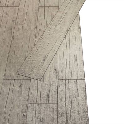 vidaXL Self-adhesive PVC Flooring Planks 5.02 m² 2 mm Oak Washed