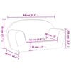 vidaXL Kids' Sofa 2-Seater Pink Soft Plush