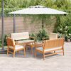 vidaXL Garden Sofa Set 5 pcs Brown Solid Acacia Wood