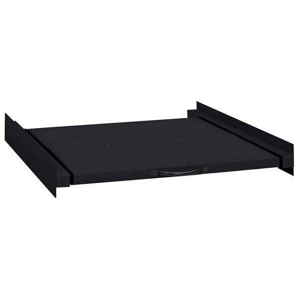 vidaXL Washing Machine Intermediate Shelf Black 60 x 60 x 8 cm Steel