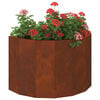 vidaXL Planter Rusty 60 x 30 x 35 cm Weathering Steel