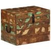 vidaXL Storage Box | Multicolour | Reclaimed multi-colour solid wood