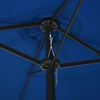 vidaXL Garden Parasol with Aluminium Pole 460x270 cm Blue