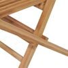 vidaXL Folding Garden Chairs 4 pcs Solid Teak Wood
