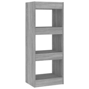 vidaXL Book Cabinet | Grey Sonoma | Engineered wood | Medium | Book Cabinet