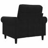 vidaXL Sofa Chair Black 60 cm Velvet