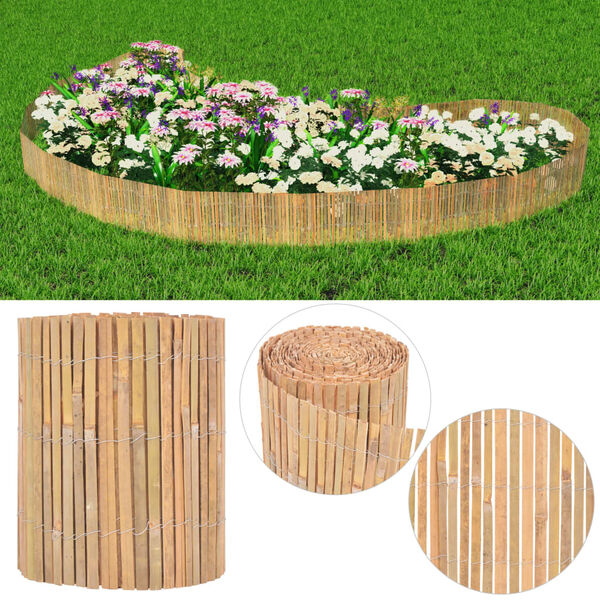 vidaXL Bamboo Fence 1000x30 cm