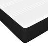 vidaXL Box Spring Bed with Mattress Black 106x203 cm King Single Size Fabric