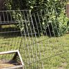 vidaXL Chicken Cage Silver 430 x 55 x 55 cm Galvanised Steel