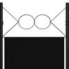 vidaXL 4-Panel Room Divider Black 160x180 cm