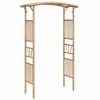 vidaXL Rose Arch | Natural Bamboo | Large | Decorative Inlays | Bamboo Rose Arch