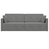 vidaXL Floor Sofa Bed 200cm Dark Grey Velvet
