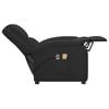 vidaXL Stand up Massage Chair Black Faux Leather