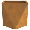 vidaXL Planter 2 pcs Rusty 40 x 40 x 40 cm Weathering Steel