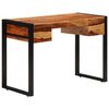 vidaXL Desk with 2 Drawers 110x50x77 cm Solid Acacia Wood