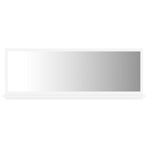 vidaXL Bathroom Mirror White 100x10,5x37 cm Engineered Wood