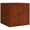 vidaXL Planter 40x41x40 cm Corten Steel