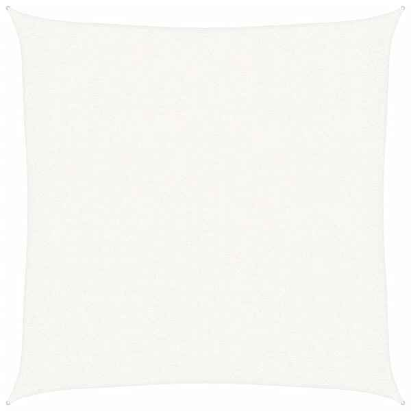 vidaXL Sunshade Sail HDPE Square 2x2 m White