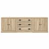 vidaXL Sideboards 3 pcs Sonoma Oak Engineered Wood