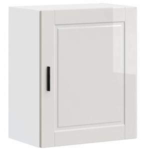 vidaXL Kitchen Wall Cabinet "Porto" High Gloss White Engineered Wood