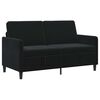 vidaXL Sofa With Storage Black 152 x 78 x 87 cm Polyester