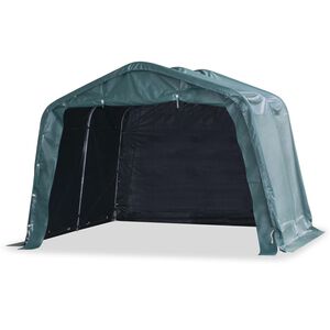 vidaXL Removable Livestock Tent PVC 550 g/m² 3.3x3.2 m Dark Green