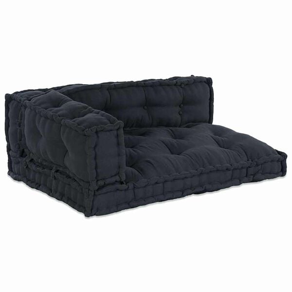vidaXL Pallet Sofa Cushion 3 pcs Anthracite 120 x 80 x 38 cm Fabric