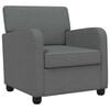 vidaXL Armchair Dark Grey Fabric