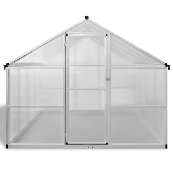 vidaXL Greenhouse Aluminium 481x250x195 cm 23.44 m&sup3;