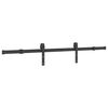 vidaXL Sliding Door Hardware Kit 152.5 cm Steel Black