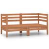 vidaXL Garden Corner Sofas 2 pcs Honey Brown Solid Wood Pine