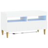 vidaXL LED TV Cabinet White Engineered Wood