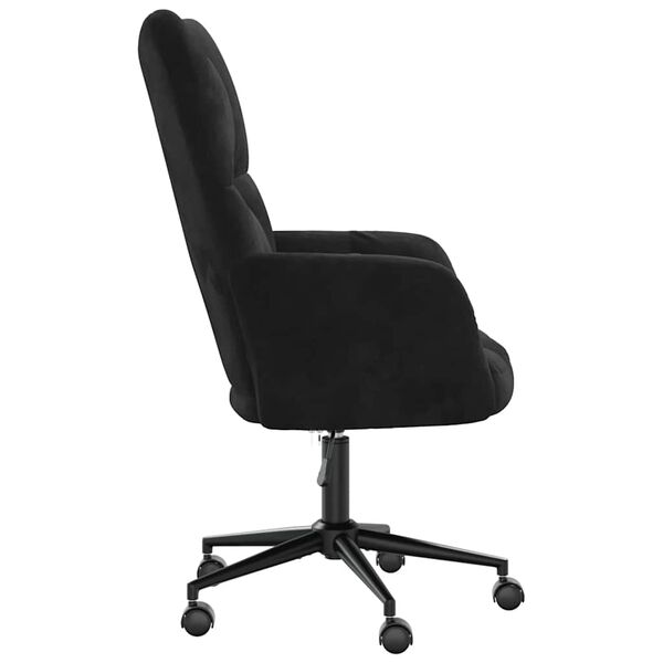 vidaXL Relaxing Chair Black Velvet