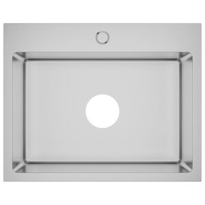 vidaXL Handmade Kitchen Sink Stainless Steel
