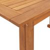 vidaXL Bistro Table 90x50x75 cm Solid Acacia Wood