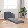 vidaXL Sofa Bed Dark Grey 65 x 80 x 83 cm Velvet
