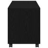 vidaXL End Table Black Oak 72 x 33 x 42.5 cm Engineered wood